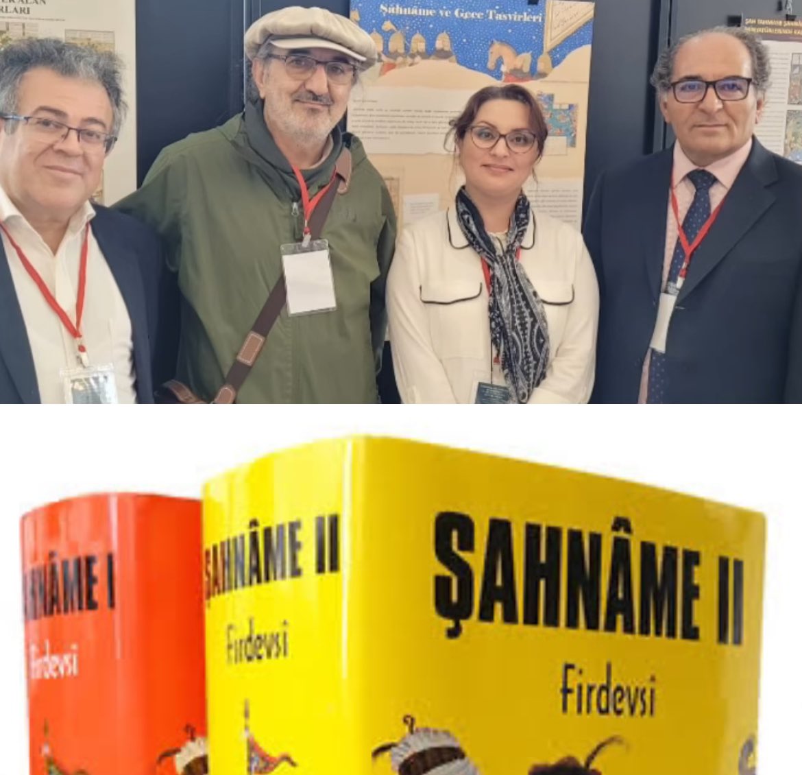 Bir Şahname Sempozyumu ve sergisinin ardından 

 “Uluslararası Kültür ve Sanatta Şahnâme” 

Şahmame’yi Türkçemize kazandıran Prof. Dr. Nimet Yıldırım  hocama teşekkürler. Prof. Dr. Ali Güzelyüz birlikte

<a href="/profyildirim/">Prof. Dr. Nimet YILDIRIM</a>