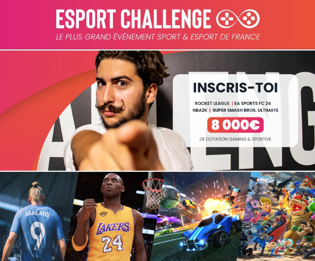 👋 Ce samedi 🏆 tournois #SSBU #FC24 #RocketLeague #NBA2K24
🎁 4000€ à gagner sur les tournois #esport
⚽ 4000€ sur les challenges sportifs
📍 Samedi 16/12 à Istres (13) - 10h-20h
🎫 Inscription gratuite 👉 bit.ly/ec23-tournois
🤜🤛 <a href="/CROSregionsud/">CROS Région Sud Provence-Alpes-Côte d'Azur</a> <a href="/departement13/">Département des Bouches-du-Rhône</a> <a href="/villeistres/">Ville d'Istres</a>