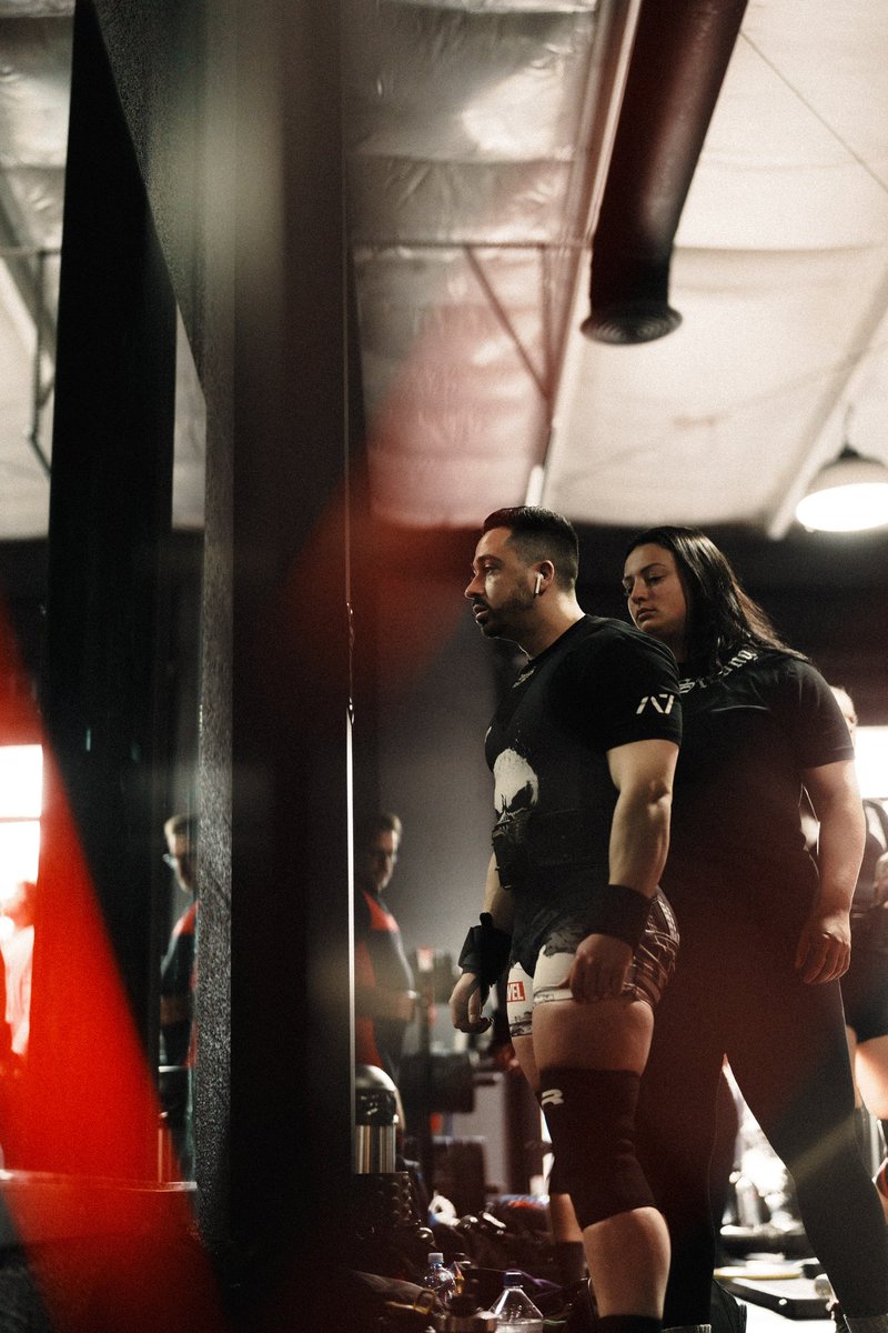 AddyFitness's tweet photo. Beware, the punisher has returned. 
Some dope pics from my competition this past weekend, video edit coming soon. 

12/9 Powerlifting meet 
76kg (168lbs BW) 
Squat - 507lbs
Bench - 358lbs
Deadlift - 563lbs
1,423lbs Total / 452 DOTS Score. https://t.co/Myrr7jhTsk