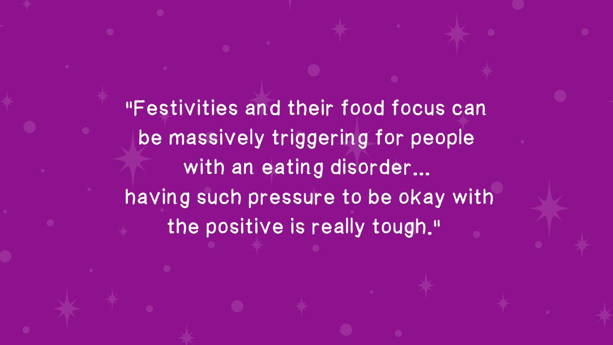 Our supporter Bee shares her advice for navigating the festive season with an eating disorder ❄️ Read Bee's story here: bit.ly/3uRhNSa