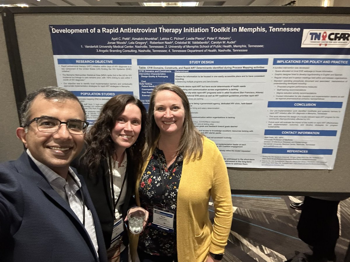 Sunil Kripalani, MD, MSc (@kripalani_sunil) on Twitter photo Great poster on antiretroviral initiation by @AprilCPettit @carolyn_audet from @VUMCImplement at #DIScience23 ! <a href="/AcademyHealth/">AcademyHealth</a> Great poster on antiretroviral initiation by @AprilCPettit @carolyn_audet from @VUMCImplement at #DIScience23 ! <a href="/AcademyHealth/">AcademyHealth</a>