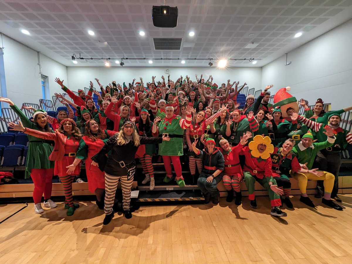 Swindon Academy (@swindonacademy1) on Twitter photo What a great effort from all our staff who turned into elf’s for Christmas Dinner Day.
Always a great day and the students really enjoyed seeing everyone dressed up. Our staff really are awesome 🎄🧝♀️🧝♂️🎅🏻 #teamSA 
#teamworkmakesthedreamwork What a great effort from all our staff who turned into elf’s for Christmas Dinner Day.
Always a great day and the students really enjoyed seeing everyone dressed up. Our staff really are awesome 🎄🧝♀️🧝♂️🎅🏻 #teamSA 
#teamworkmakesthedreamwork