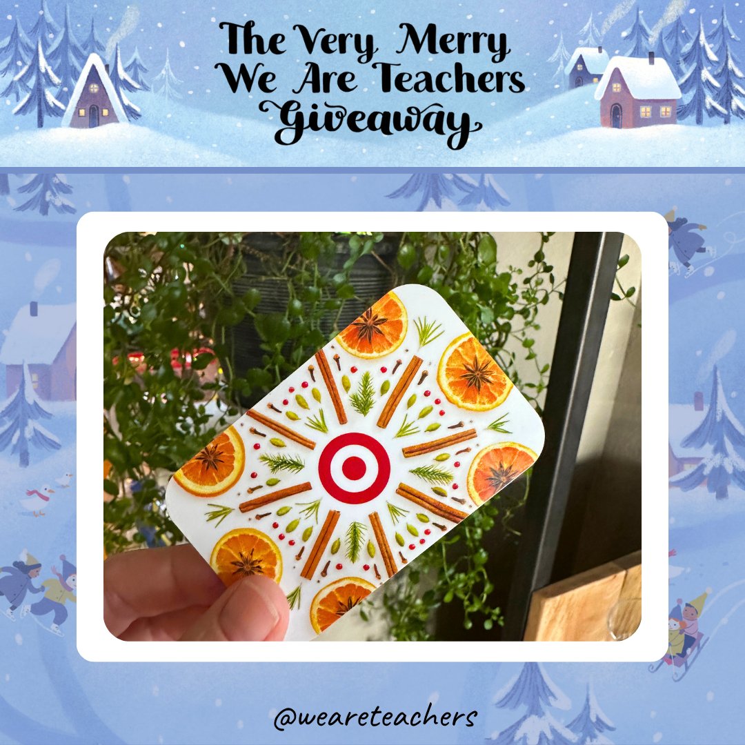 Today's Teacher Giveaway: $250 Target gift card from our friends @we_are_vaei!
Enter here! >> weareteachers.com/hub/holiday-gi… 😍🎁

#sponsored #giveaway #teachergiveaway #holidaygiveaway #giveawayforteachers #giveawaysforteachers #classroomgiveaway