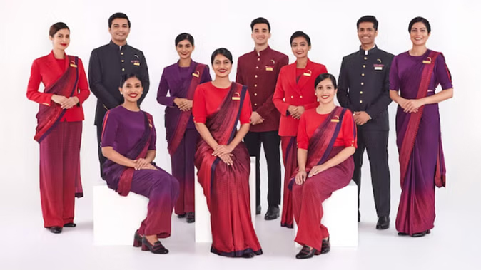 updatenownews.com/air-india-new-…

Air India New Uniform : एयर इंडिया ने केबिन क्रू ( Air Hostess ) और पायलट्स के नए यूनिफॉर्म , मनीष मल्होत्रा ने किया है डिजाइन
@airindia #FlyNonStop #NonStopExperiences @ManishMalhotra #AirIndia #NewUniform #FlyAI