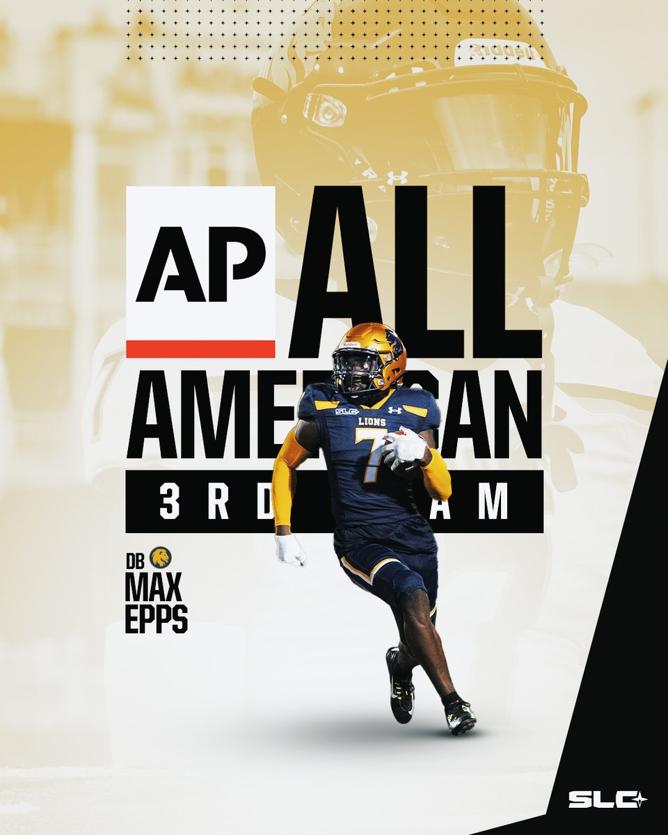 A 2023 Associated Press FCS Third Team All-American Defensive Back

Max Epps, Texas A&amp;M-Commerce

#EarnedEveryDay