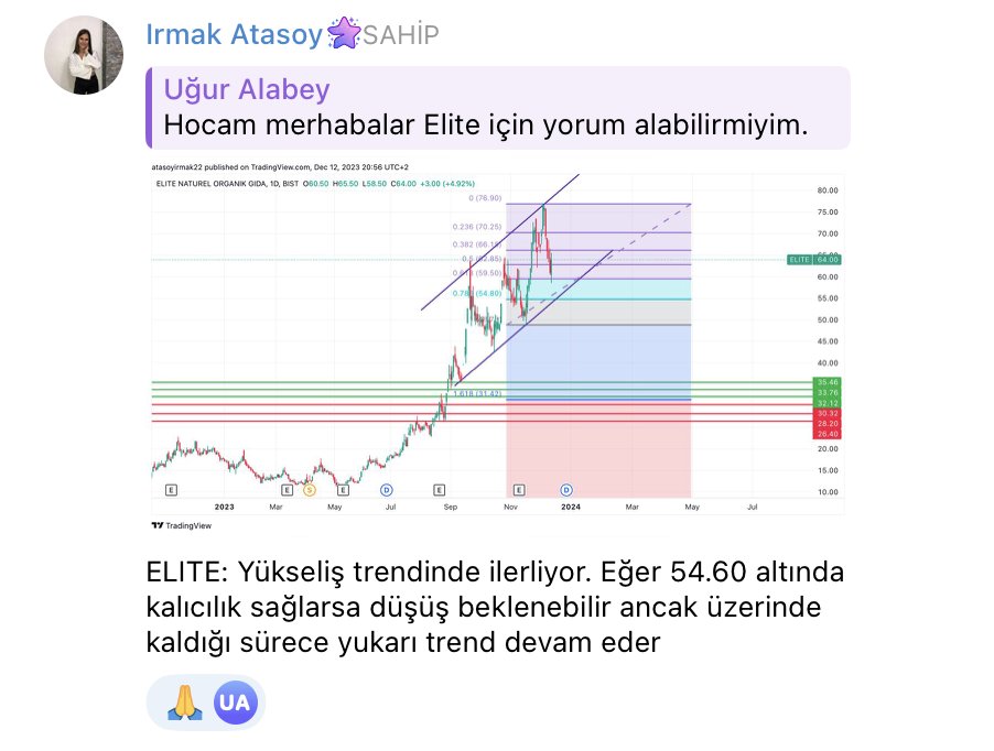 #elite #hisse #borsa #BorsaIstanbul #hisseyorum #grafik #analiz #trading
