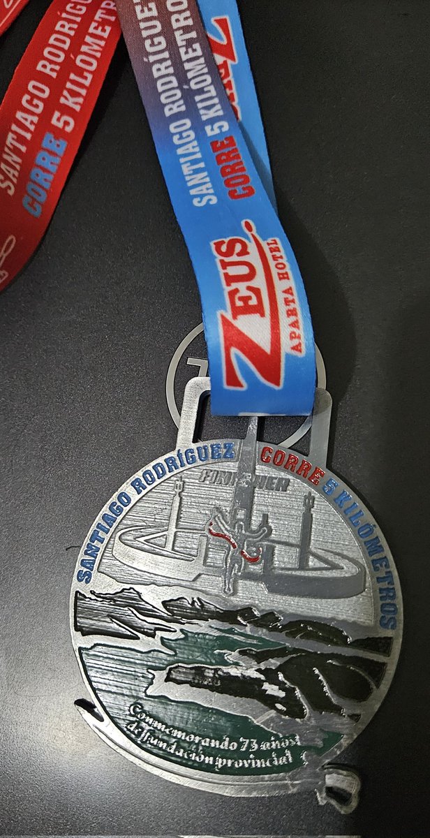 Medalla 5K #SantiagoRodriguezCorre2023 
<a href="/kespinal_79/">kelvi Espinal</a> <a href="/LuisPolancosr/">Luis Polanco</a> <a href="/MannyUceta/">Enmanuel 🇩🇴</a> <a href="/MartaBaezmar/">Marta Baez</a> <a href="/Rayffi_HERO/">Rayffi B. Espinal Santos</a> <a href="/Sabaneta_SR/">SabanetaSR</a>