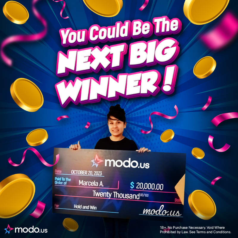 modo_casino's tweet photo. 🎰 MASSIVE JACKPOTS on 500+ thrilling games. Start spinning for your chance to win! 🤑