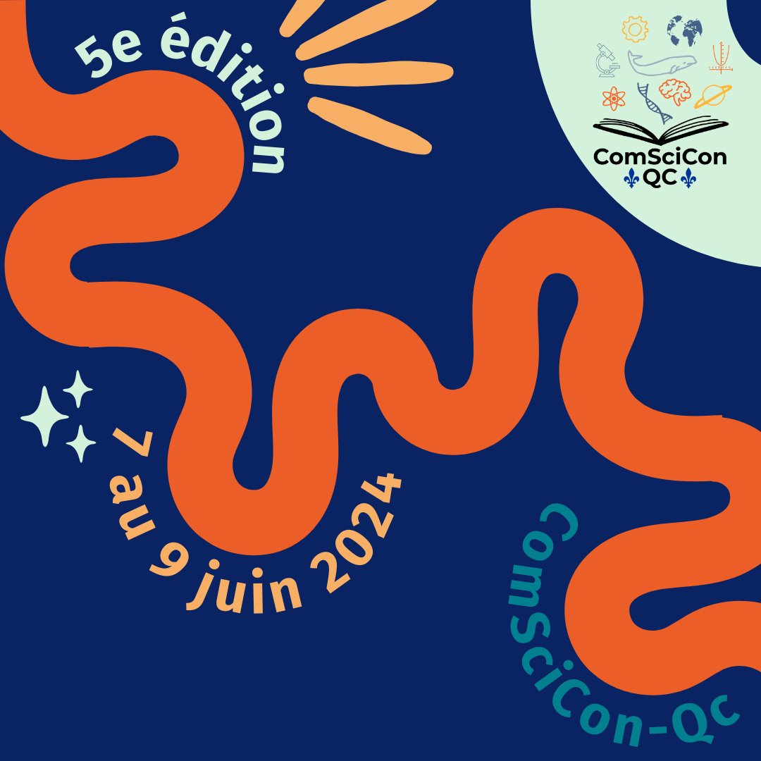 🤩 La cinquième édition du ComSciCon-Qc se déroulera du vendredi 7 juin au dimanche 9 juin 2024 à Polytechnique Montréal ‼️

🧭 Restez à l'affût pour la date d'ouverture des candidatures!

#comsciconqc #cscqc24 #comscicon