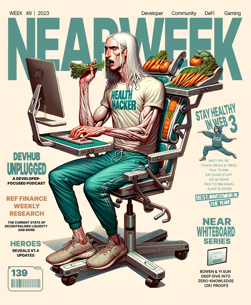 📨 𝗡𝗘𝗔𝗥𝗪𝗘𝗘𝗞 𝗜𝗦𝗦𝗨𝗘 𝟭𝟯𝟵 Your weekly newsprint is here! 💥 𝗛𝗜𝗚𝗛𝗟𝗜𝗚𝗛𝗧𝗦 ▹ @NEARDevHub: New dev focused podcast ▹ @ilblackdragon on evolution of NEAR core technology + NEAT ▹ End-of-year Campaign: 1K $NEAR in rewards Read more 🔽 near.org/nearweekapp.ne…