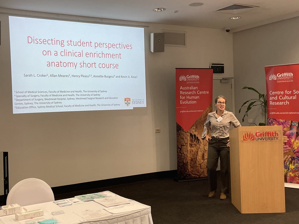 @drsarahcroker investigated student perceptions of a short course focusing on anatomical dissection via a participant survey, finding that students valued this hands-on experience and improved their knowledge! #ASHB2023