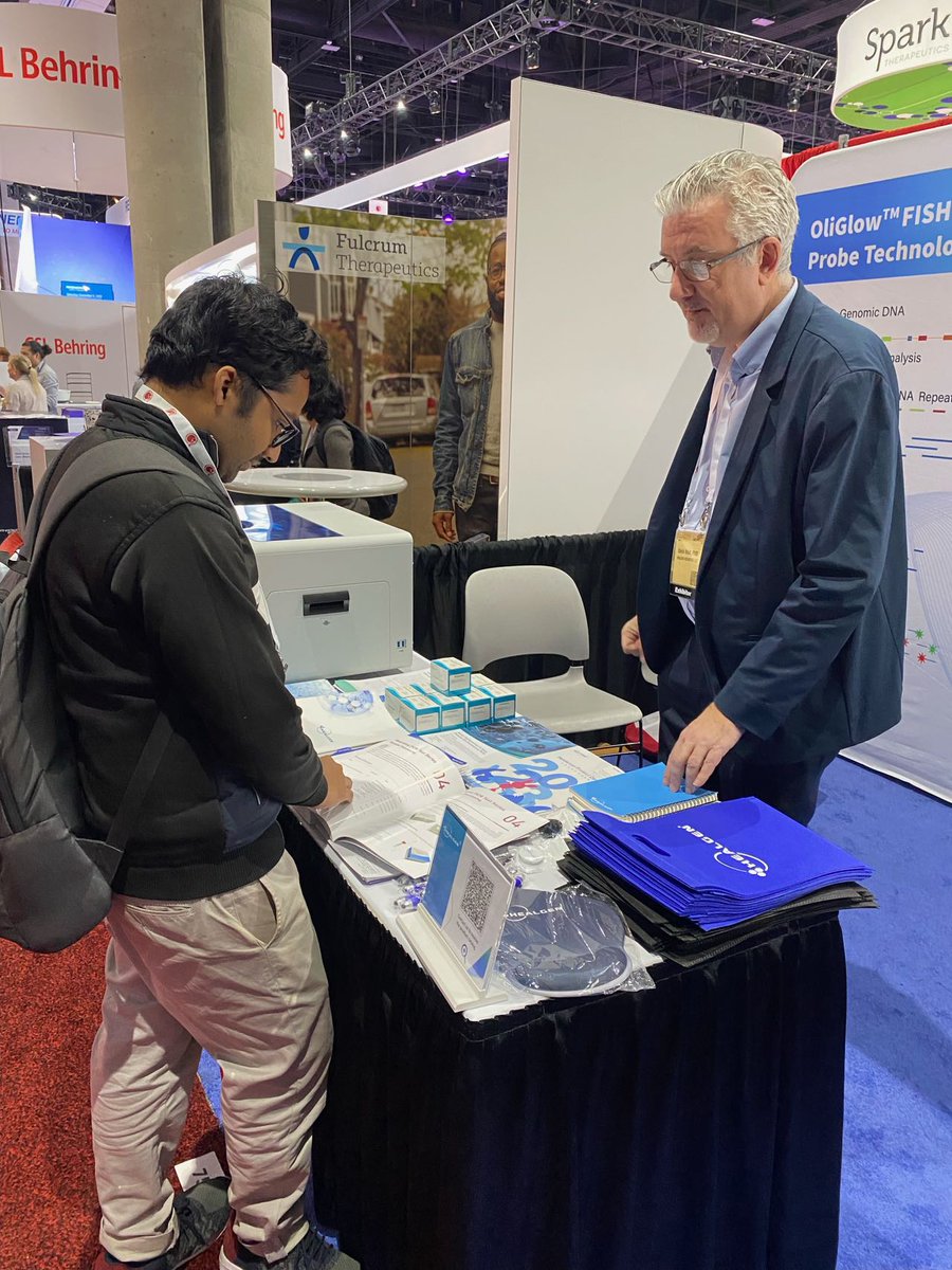 At ASH, our team received numerous inquiries about FISH probes, which showcase innovative features.
Contact us to learn more !
inquiry@healgen.com
#ash2023 #SanDiego #FISHprobes