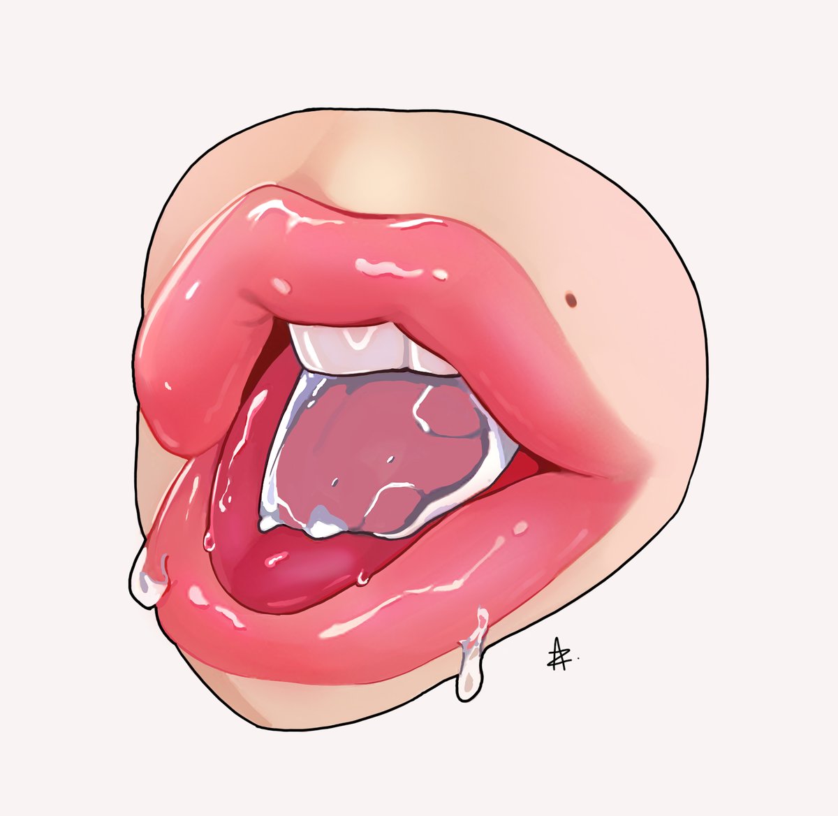 tongue open mouth simple background saliva white background no humans uvula  illustration images