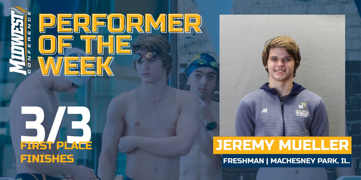 🚨 MWC PERFORMER OF THE WEEK 🚨

Jeremy Mueller earned his first career MWC Performer of the Week award after a strong showing in the pool last weekend!