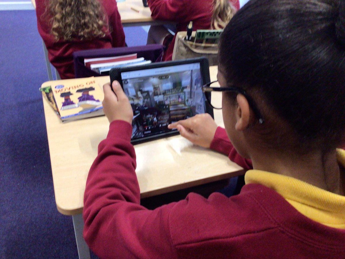 Continuing with our History of Books topic, Year 6 looked at photos and watched videos in a virtual tour of a museum about how the Printing Press works. @StJamesYear6 @StJamesChorley