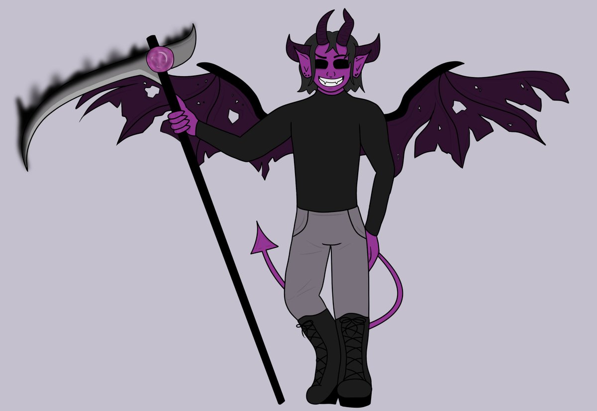 DocDesi_'s tweet photo. @TYTOBITEZ This is my boy Umbra! He's a bit of a jerk but... well he's fun to draw?? https://t.co/g4IJbRXJ5T