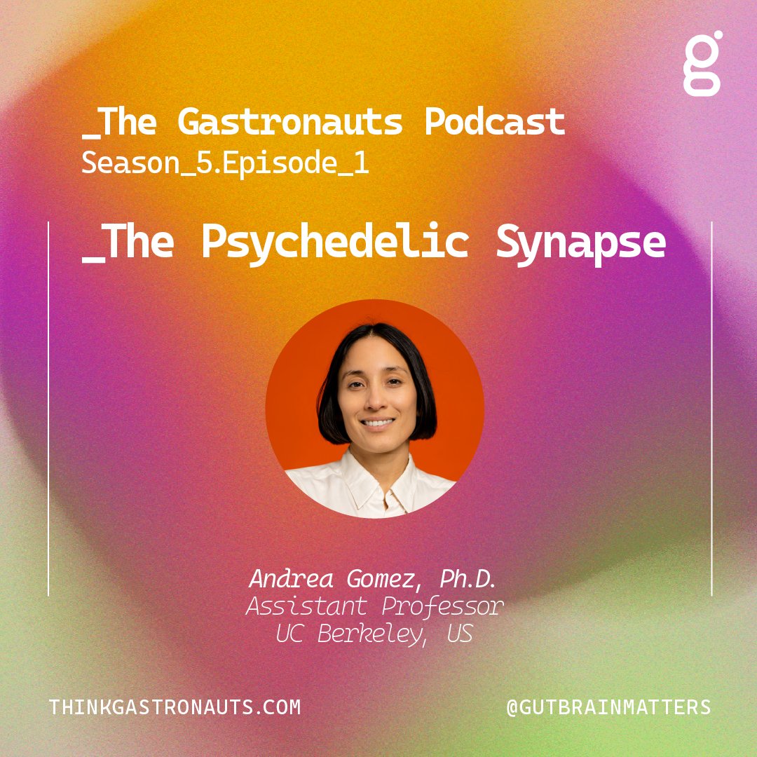 New Gastronauts Podcast episode out now everywhere! Join us as we talk with Dr. Gomez (@IndigeNerd) about #neuralplasticity & how #psychedelics are being used to explore it! #gastronauts #gutbrainmatters