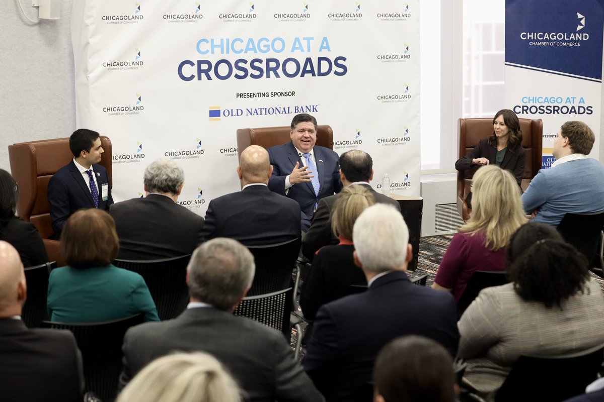 Chicago is becoming the quantum capital of the world.

Proud to join <a href="/ChicagolandCmbr/">Chicagoland Chamber of Commerce</a> today to speak on how we’re shaping tomorrow’s economy with the next frontier, quantum. 

When we make big investments, we get big returns here in Illinois.