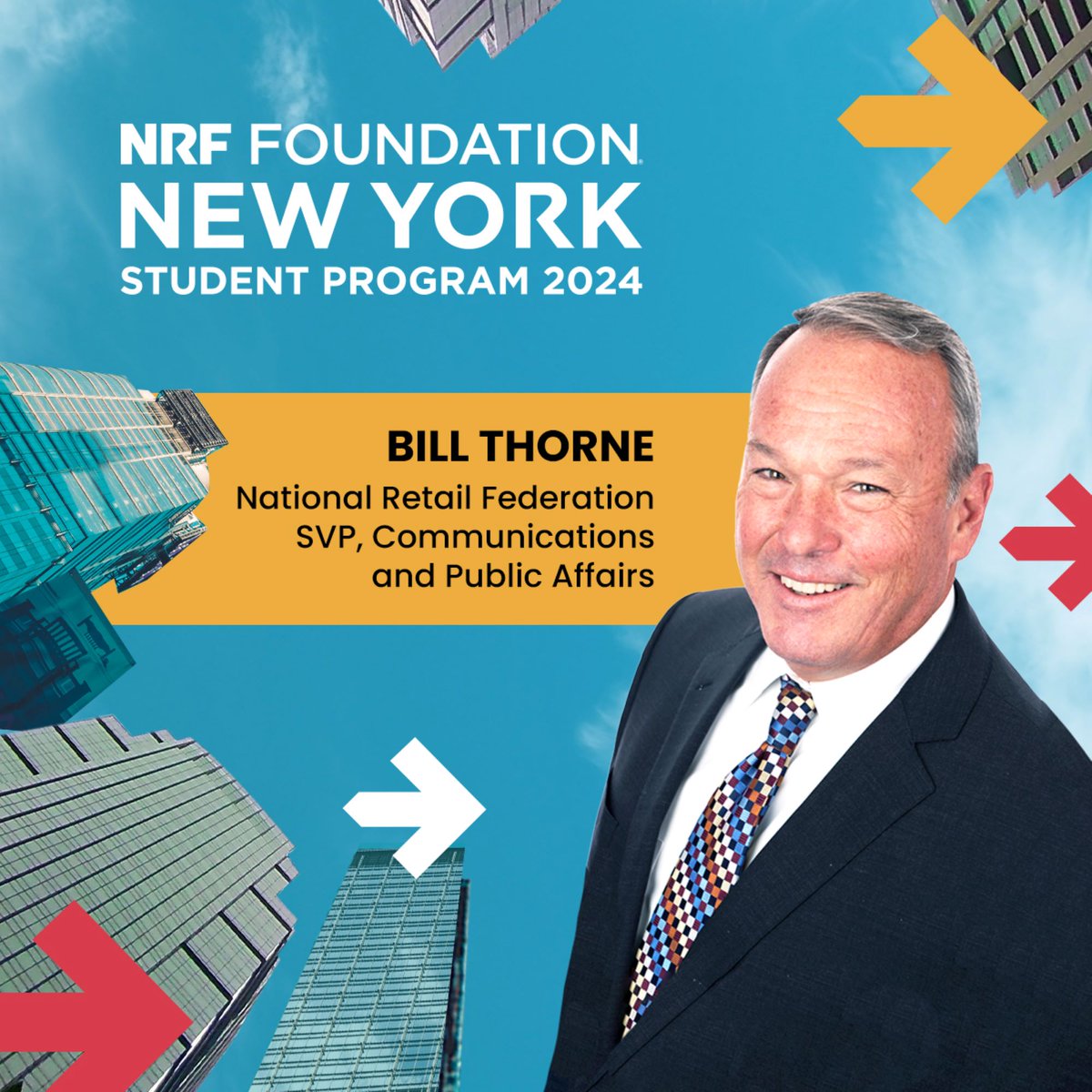 Join Monica and Andy founder and CEO Monica Royer and NRF's SVP of Communications Bill Thorne for a live podcast recording during the NRF Foundation Student Program 2024. Don't miss the chance to be part of an episode of Retail Gets Real! Register: bit.ly/3kSrZW1
