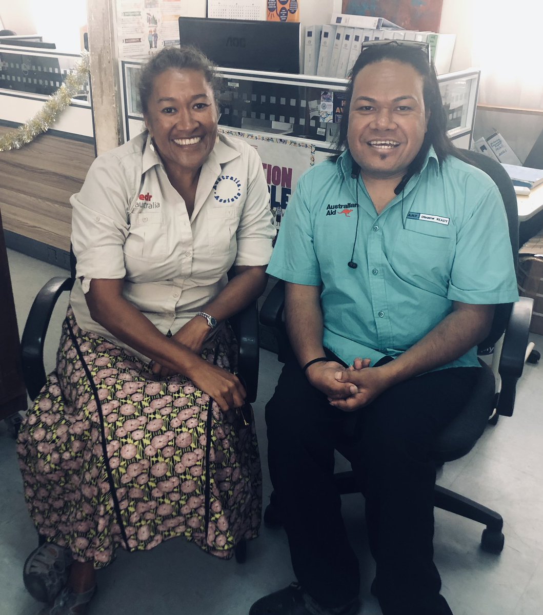 We’re excited to receive Ms Maureen Waqatabu our @RedRAustralia DRM Specialist who will be supporting our DRR program for 6 months. Welcome on board!