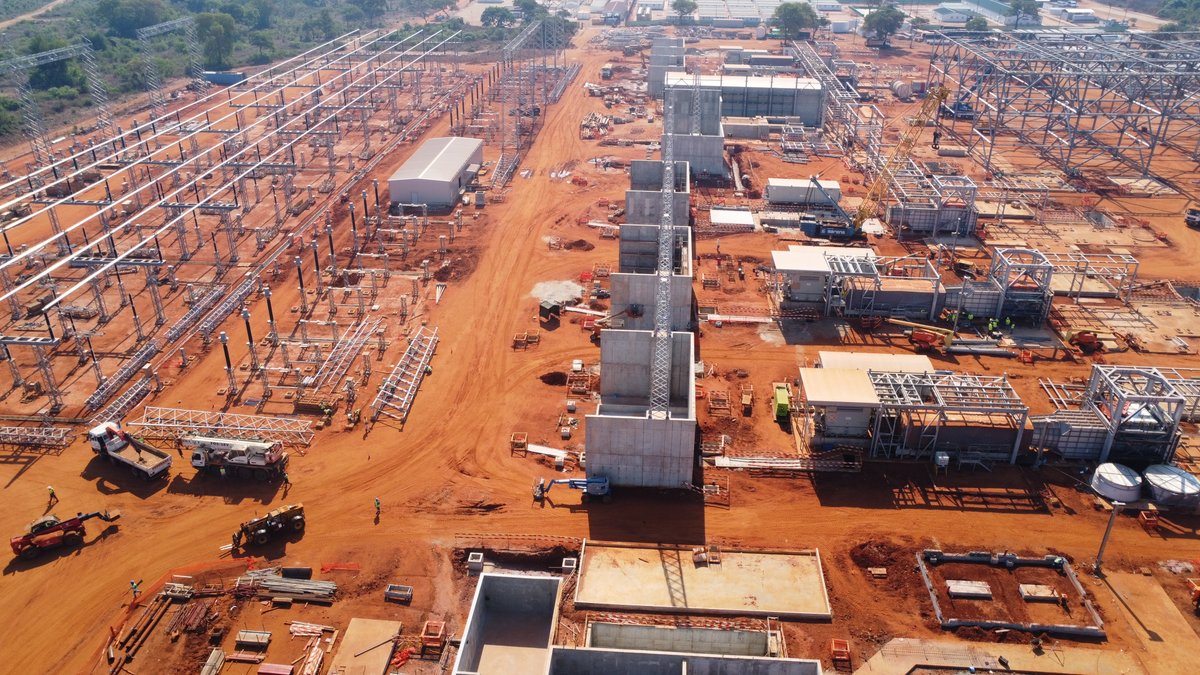 Great progress on our 450MW Temane in Mozambique. Together, we are #makingadifference #CTT #PoweringTheFuture #Mozambique