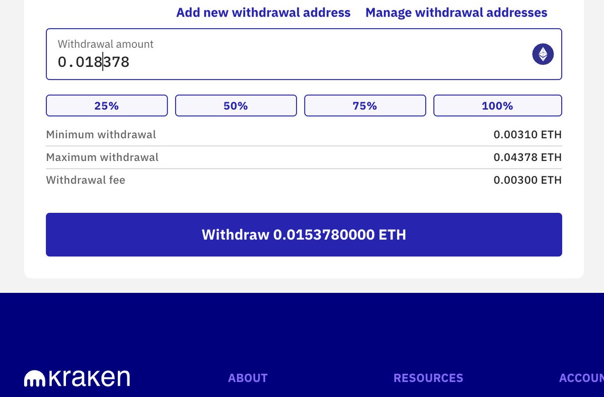 Emelie Pepito (@emeliepepito) on Twitter photo Withdrawing 0.018 of $ETH via the Optimism network. <a href="/CoinbaseExch/">Coinbase Exchange 🛡️</a> will charge me 0.00008648 ETH in fees, and <a href="/krakenfx/">Kraken</a> and <a href="/krakenpro/">Kraken Pro</a> .00300 ETH. Why the L1 cost on <a href="/krakenfx/">Kraken</a> for an L2 withdrawal? Withdrawing 0.018 of $ETH via the Optimism network. <a href="/CoinbaseExch/">Coinbase Exchange 🛡️</a> will charge me 0.00008648 ETH in fees, and <a href="/krakenfx/">Kraken</a> and <a href="/krakenpro/">Kraken Pro</a> .00300 ETH. Why the L1 cost on <a href="/krakenfx/">Kraken</a> for an L2 withdrawal?
