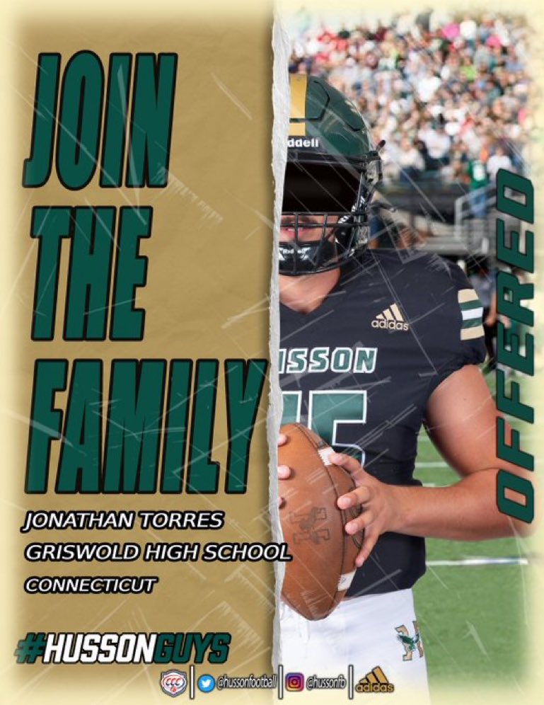 Jonathan Torres (@deuce_jj) on Twitter photo Blessed to receive another offer from <a href="/hussonfootball/">Husson Football</a>!! Thank you <a href="/_Coach_Hobbs/">Paytton Hobbs</a> <a href="/CoachClark_HU/">Nat Clark</a> for this opportunity!
#AGTG Blessed to receive another offer from <a href="/hussonfootball/">Husson Football</a>!! Thank you <a href="/_Coach_Hobbs/">Paytton Hobbs</a> <a href="/CoachClark_HU/">Nat Clark</a> for this opportunity!
#AGTG