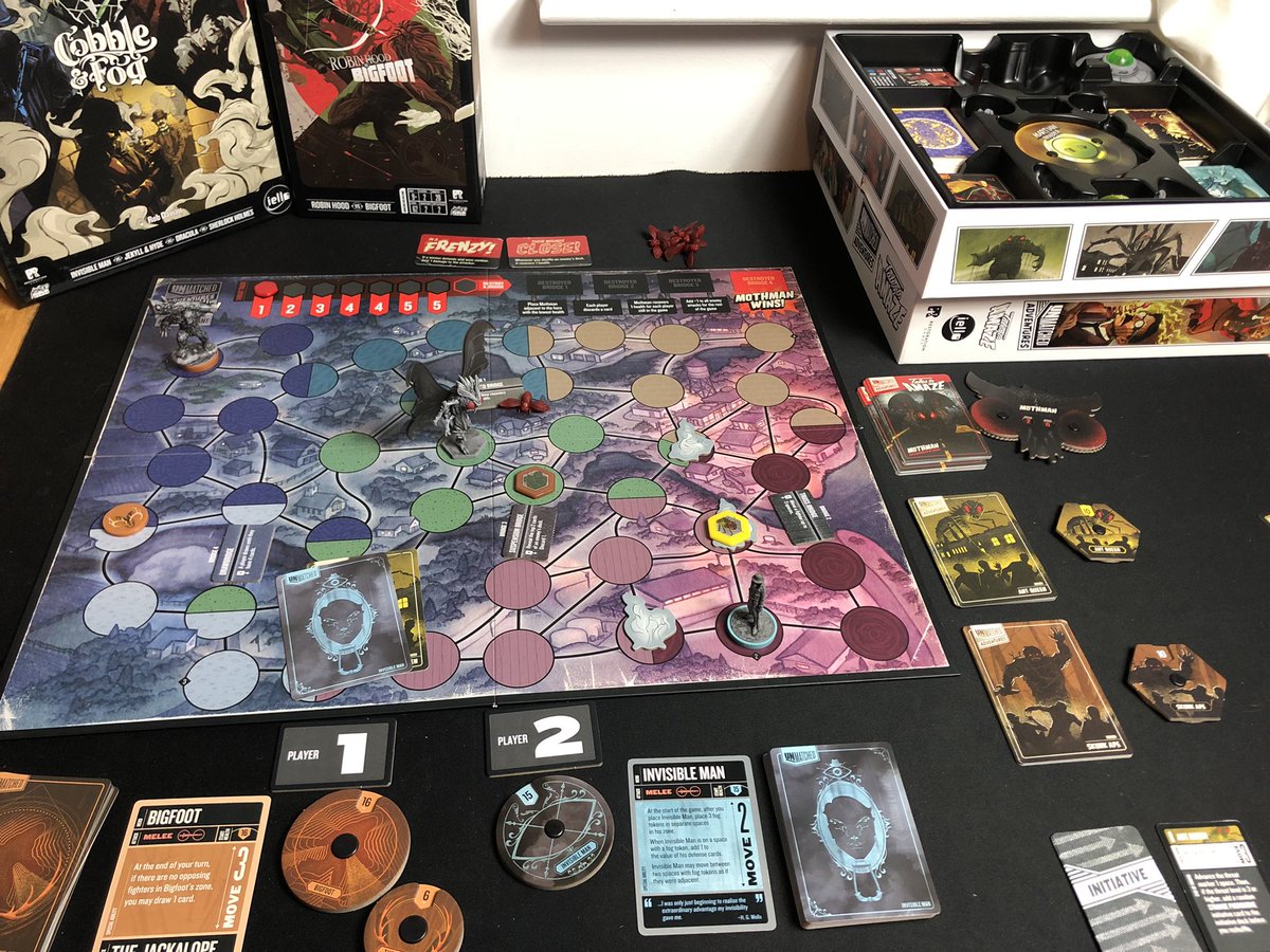 Bigfoot and The Invisible Man team up to take on Mothman, the Skunk Ape and the Ant Queen in Umatched Adventures solo ….