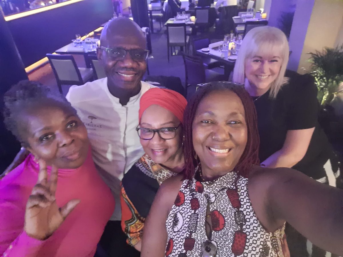 The ‘Our Stories’ Team went out to celebrate a successful trip to the December PCB of @UNAIDS at the Zanzibar Restaurant in Geneva. Thanks to Chef Anthony for making it so special.