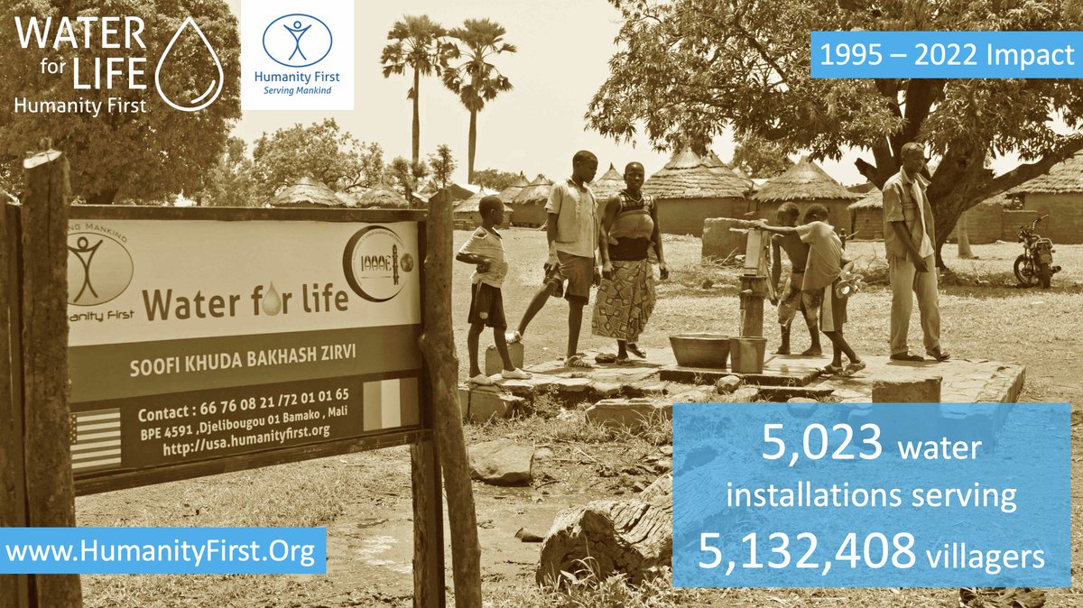 HF has worked on more than 5,000 rural #water installations across #Africa and south #Asia