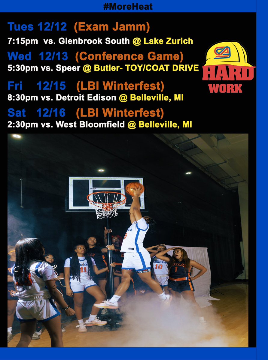 Another tough week ahead for us. 
4 games in 5 days. The grind is real. 
#ButlerCollegePrepGBBALL 
#LadyLynxBCP 
#LynxEatemUp🐯 
#GoLynx🏀🧡💙 
#FeartheLynxBCP
#LadyLynxwantitall 
#LadyLynxRedemptionTour
#MoreHeat @jumpman23  @nikechicago