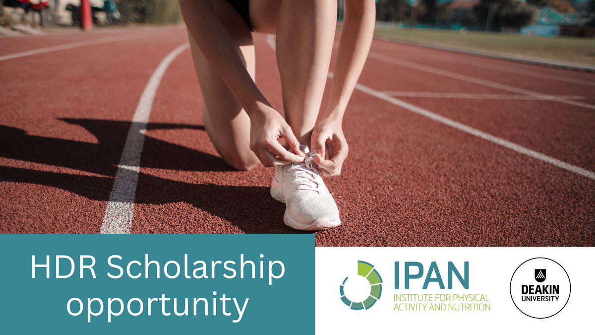 We have an exciting HDR scholarship available! Join IPAN’s @jrawstorn and @LuanaCMain and explore how next-gen wearable technology can impact health and performance. Interested? Details: bit.ly/3Tm11og @deakinresearch @DeakinHealth