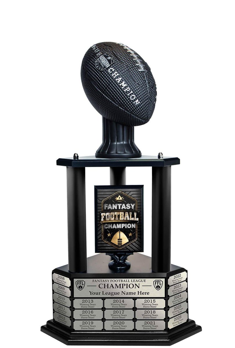 👀😳😱 I AM GIVING AWAY A 𝐅𝐑𝐄𝐄 @TrophySmack TROPHY ($𝟭𝟲𝟵 𝘃𝗮𝗹𝘂𝗲) FOR YOUR FANTASY FOOTBALL LEAGUE 𝗖𝗢𝗡𝗧𝗘𝗦𝗧 𝗥𝗨𝗟𝗘𝗦: ▪️Follow @rocfantasy_ ▪️Like & Retweet this post ▪️Tag a friend who loves fantasy football in the comments section 𝗜𝗠𝗣𝗢𝗥𝗧𝗔𝗡𝗧: if