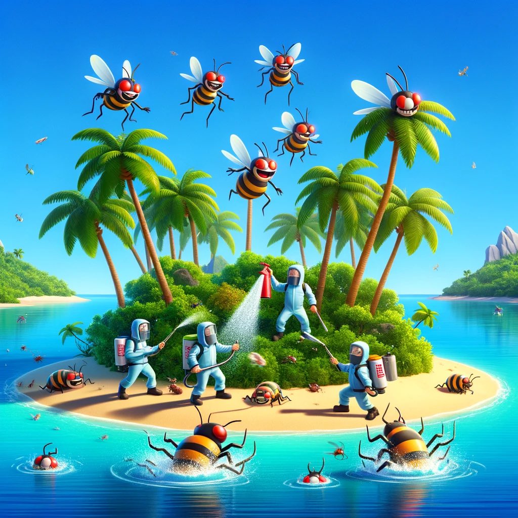 Landed in paradise only to discover uninvited bugs in your room?! We're on it! 🌴 A shiny new code update is sailing in soon to make sure your next RadLand escape is the pinnacle of tropical hospitality. Get ready for a more relaxing NFT experience on Radix 🌊