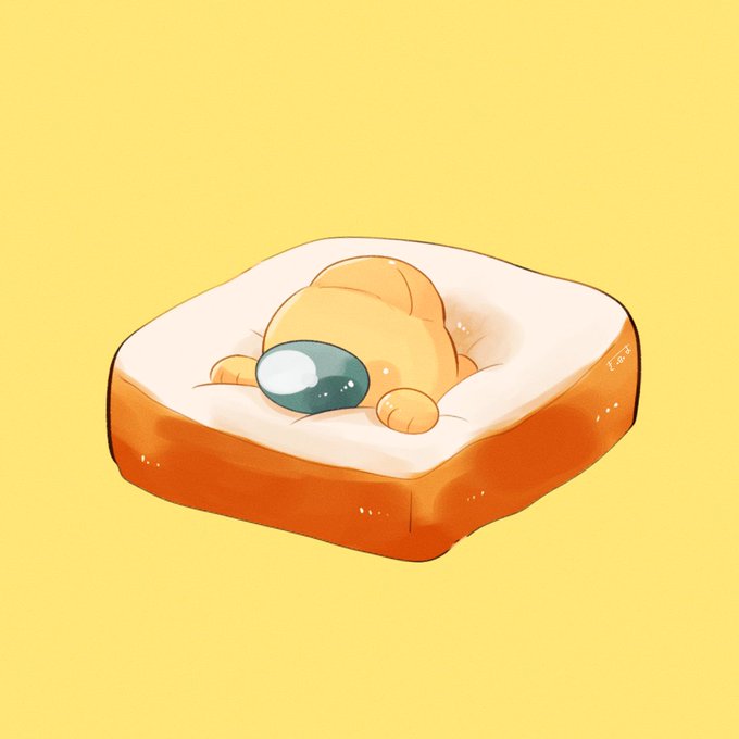 「寝そべり トースト」のTwitter画像/イラスト(新着)