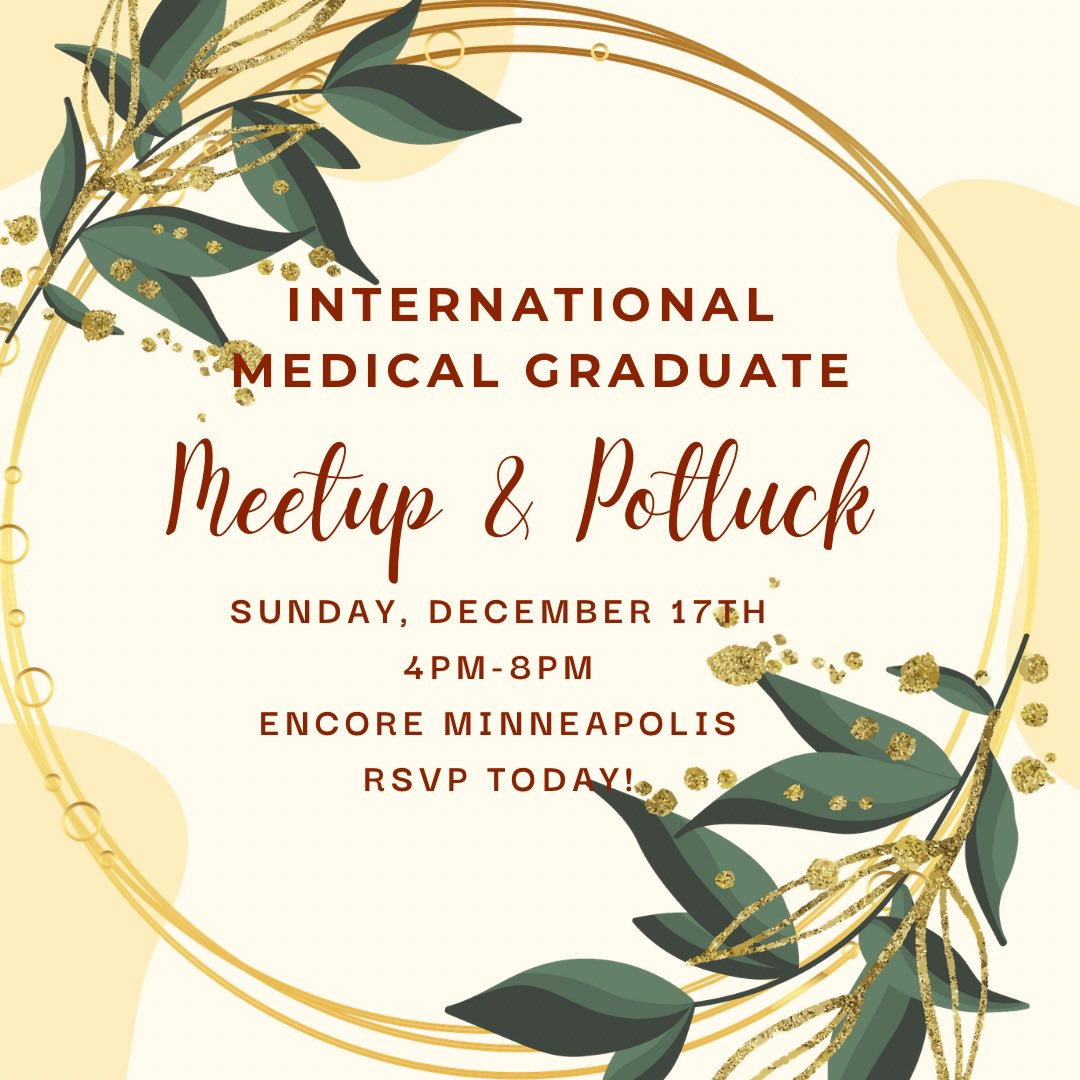 IMG meetup and potluck is this Sunday! Residents, fellows, faculty, all invited! RSVP Today! z.umn.edu/imgmeetup