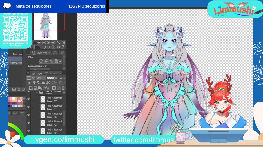 to on! link nos comentarios 💙 #twitch #twitchvtuber #vtuber #vtuberbr #Vtubers