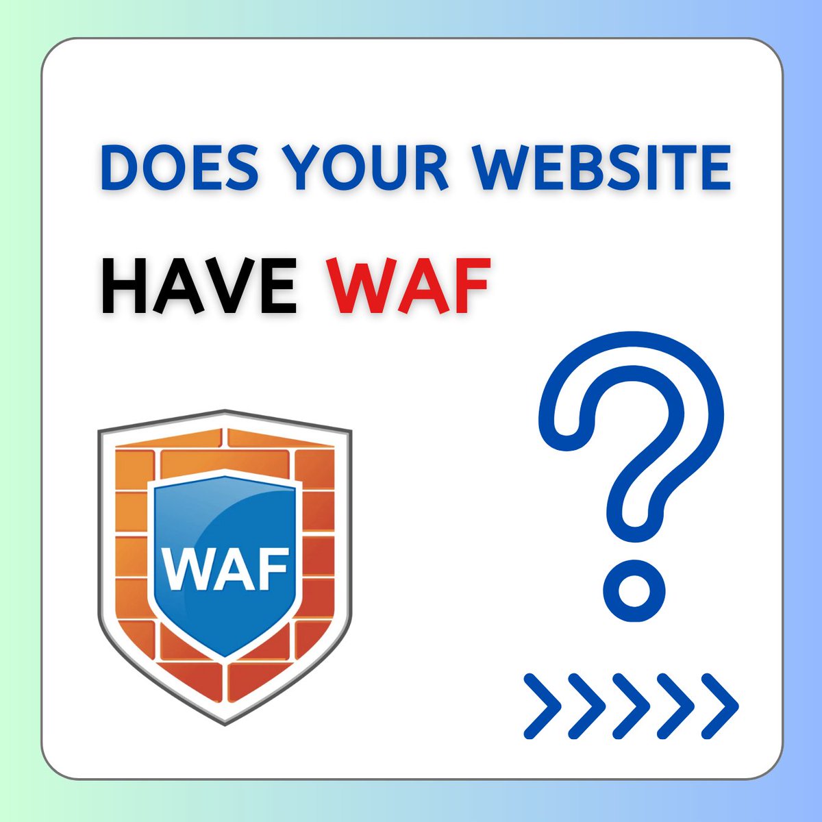 AbdullahAlNoman's tweet image. 🔥 𝗪𝗔𝗙: 𝗪𝗲𝗯 𝗔𝗽𝗽𝗹𝗶𝗰𝗮𝘁𝗶𝗼𝗻 𝗙𝗶𝗿𝗲𝘄𝗮𝗹𝗹
⭕ WAF Protects your website from:
► SQL Injection
► Javascript
► Cookie manipulation
► Session management
► GET/POST/URL/XSS/HEAD
#WAF #WebApplicationFirewall #CyberSecurity #WebsiteSecurity
#cyberattack #Attacks
