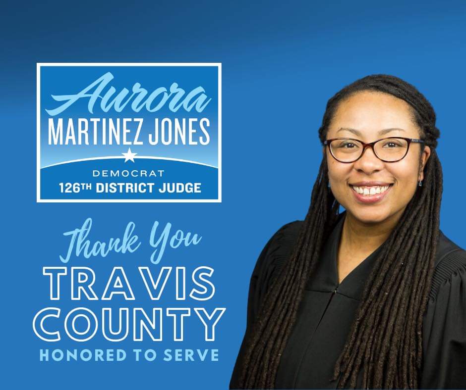 Excited to announce I'm officially unopposed & will remain your 126th District Court Judge! A huge thanks to all my supporters. I'm grateful to continue serving our community and eager to continue efforts to ensure everyone in #TravisCounty has access to #justice.