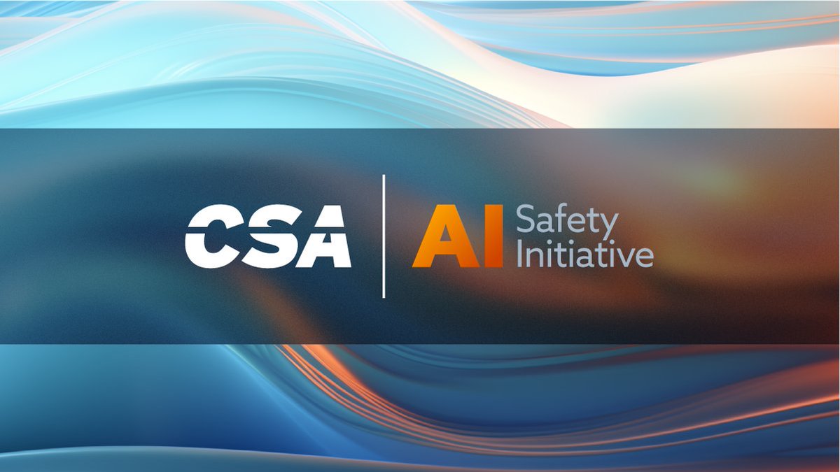 CSA is pleased to announce the formation of the AI Safety Executive Committee in partnership with Amazon, Anthropic, Google, Microsoft, and OpenAI. Read the full press release here: e.cloudsecurityalliance.org/l/908632/2023-… #AI #ChatGPT #LLMs #AISafety