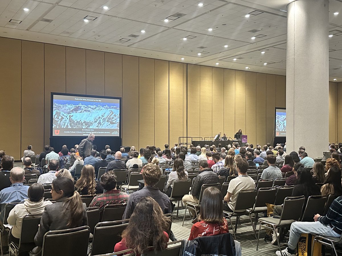 Hans-Peter Marshall (@snowradar) on Twitter photo @UTSnowHydro gave an amazing talk as part of her Cryosphere Early Career Award <a href="/theAGU/">AGU (American Geophysical Union)</a> Fall 2023 meeting. Well deserved! #snowscience @UTSnowHydro gave an amazing talk as part of her Cryosphere Early Career Award <a href="/theAGU/">AGU (American Geophysical Union)</a> Fall 2023 meeting. Well deserved! #snowscience