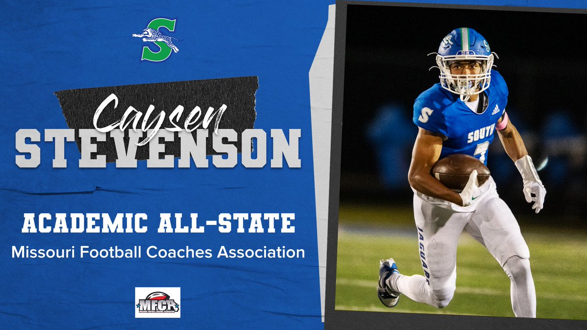 Blue Springs South Football (@jaguarsbss) on Twitter photo Congrats to <a href="/CaysenStevenson/">CaysenStevenson</a> on achieving Academic All -State! #DEAL <a href="/bssjaguars/">Blue Springs South Jaguars</a> Congrats to <a href="/CaysenStevenson/">CaysenStevenson</a> on achieving Academic All -State! #DEAL <a href="/bssjaguars/">Blue Springs South Jaguars</a>