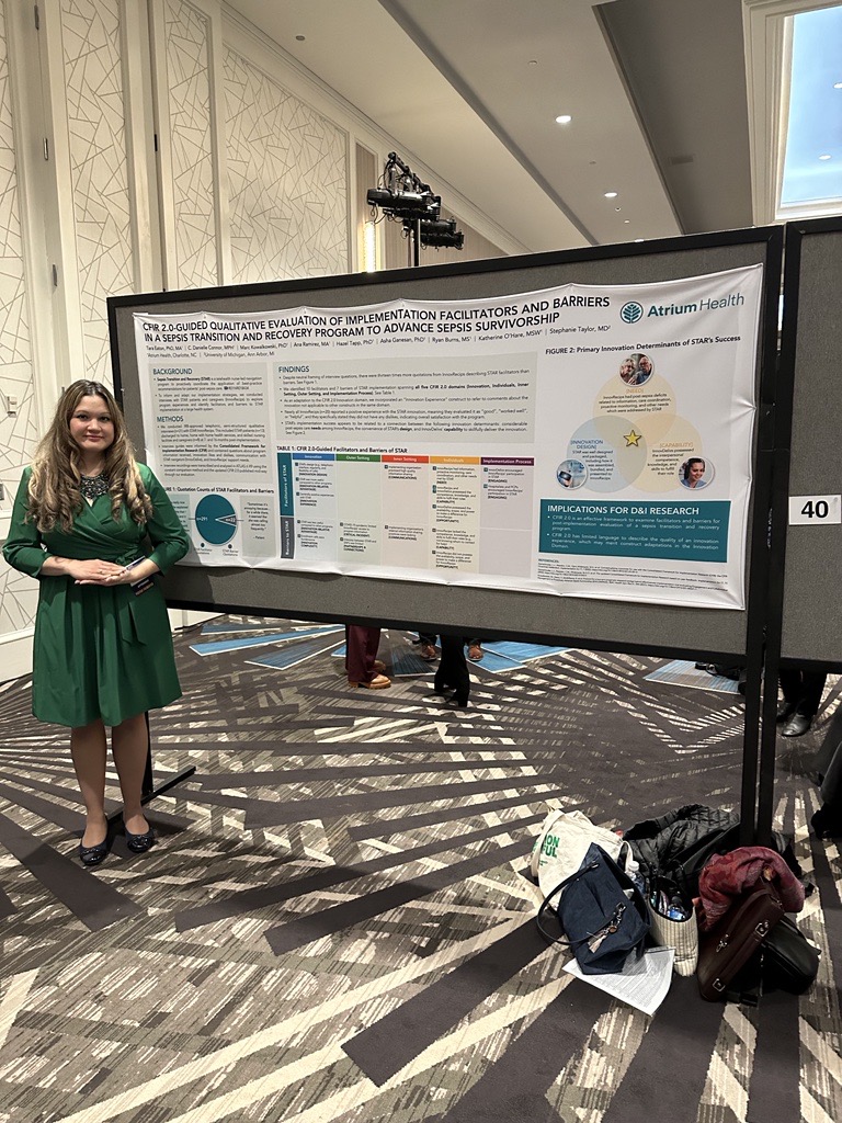 Thankful 🙏to have been awarded the Equity, Diversity, and Inclusion scholarship by @AcademyHealth to attend #DIScience23 in full and present research from the ENCOMPASS team @CHASSISAtrium on CFIR 2.0-guided qualitative evaluation of sepsis survivorship: academyhealth.confex.com/academyhealth/…