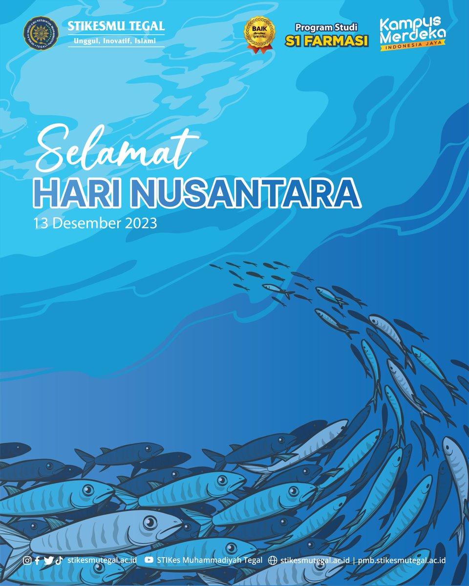 Selamat Hari Nusantara

'Laut bukanlah jurang pemisah antar wilayah-wilayah, namun laut adalah pemersatu bangsa!' -Djuanda-

#HariNusantara #DebatCapres2023 #kuliah