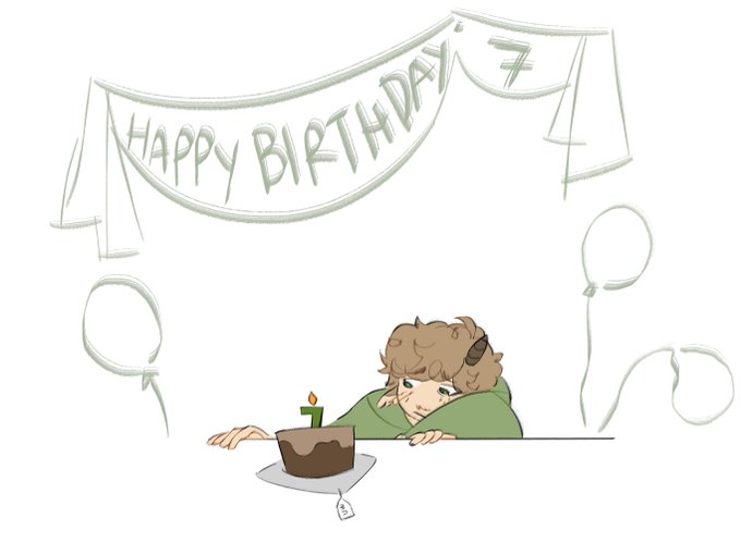 「birthday cake brown hair」 illustration images(Latest)