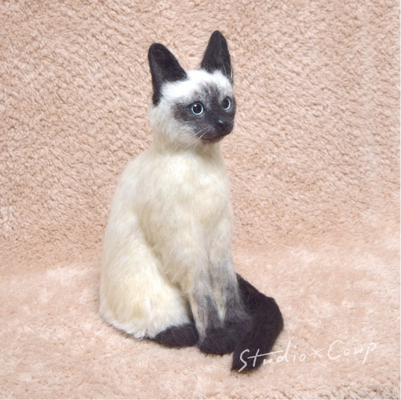 studio_coup's tweet photo. シャム猫さんを
作らせていただきました🐱
#羊毛フェルト #ニードルフェルト #handcraft #シャム猫 #felt #feltingneedle #felting #子猫 #ねこ #animalart #ココナラ
#catsofinstagram #catphotography #meoued #dailykitten #catstagram #cat #catlovers #catractive #cats_of_world https://t.co/hbcdcwBKIs