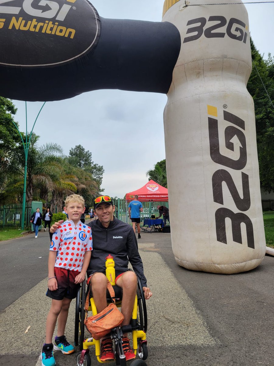 Fun day out this Sunday doing what I love with people I love! Pietman's first Duathlon against older kids, me out enjoying an Olympic distance triathlon in my off season 4 maintenance training 👊😁 #JustLiveIt #ProudDad #TeamDeloitte @deloitte_sa @deloitte