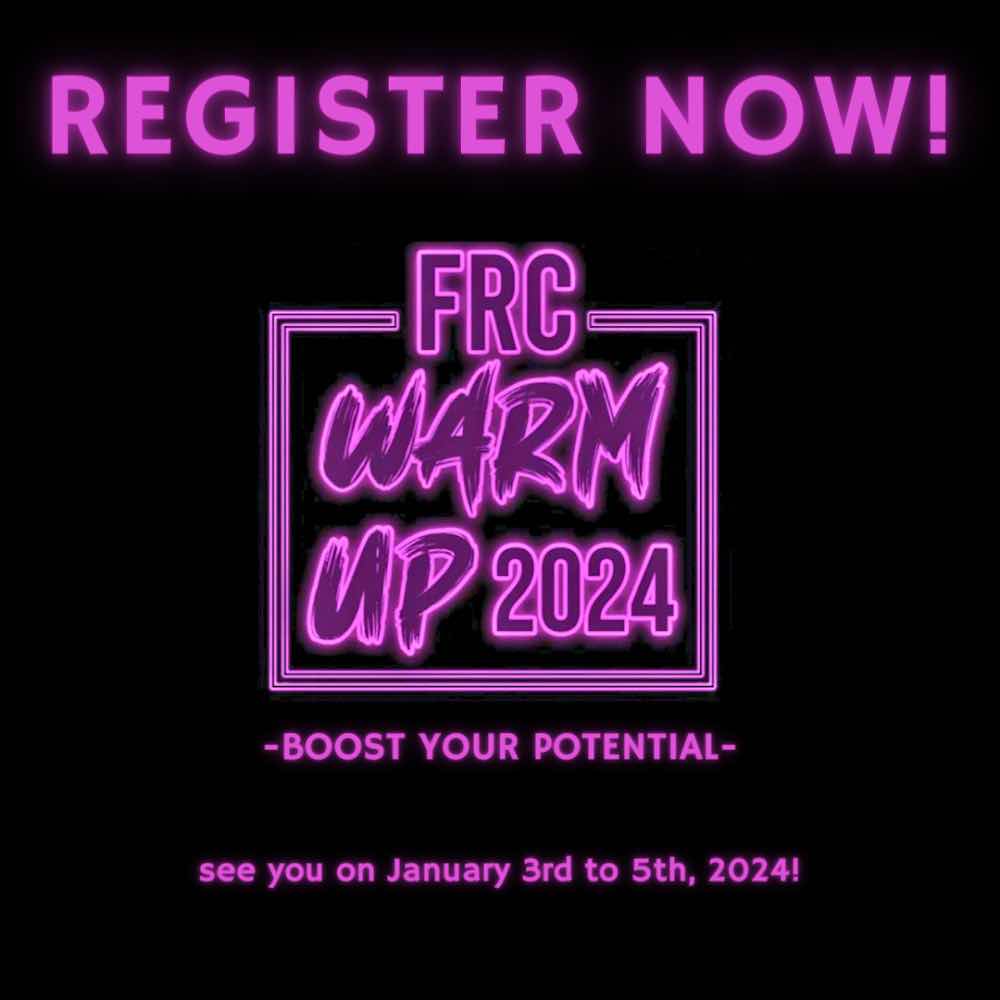 Gear up for the ultimate robotics experience at the 2024 FRC Warmup hosted by @spacecookies1868! 🚀 The Girls of Steel will be joining the action on January 3rd, and we can't wait to see you there! 🤖💪Register now: tinyurl.com/frcwarmup

 #FRCWarmup #Robotics #GirlsInSTEM