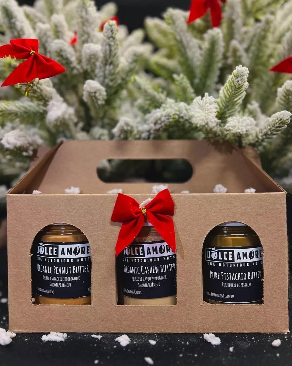 Searching for a delightful and delectable surprise to place under the tree?  🎅🤶🎄🎁 Explore the irresistible selection of gift sets from <a href="/thegelatomafia/">Dolce Amore - The Gelato Mafia</a>, where indulgence meets craftsmanship. 🥜 Share the sweetness of the season!⁠
#NorthVancouver