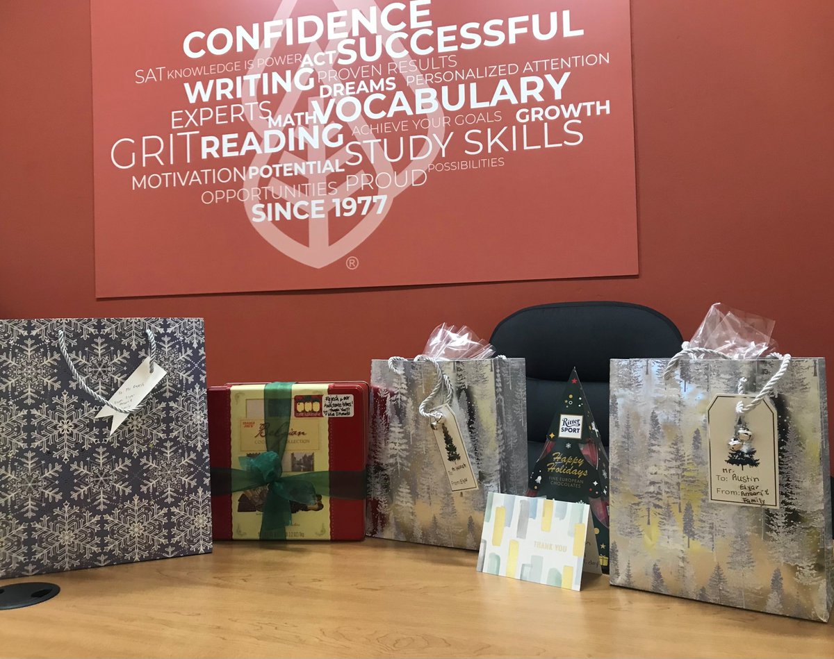 Thank you to all the parents who have kindly dropped off gifts for our staff this holiday season!

#HuntingtonHelps #HuntingtonAdvantage #HLC #TutoringServices #MathTutoring #TutoringCenter #VirtualTutoring #AcademicSuccess #AcademicCoaching #EmpoweringStudents #StudentSuccess...